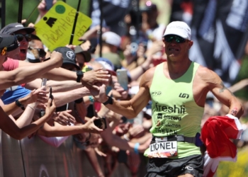 Entrenamiento previo de Sanders antes del IRONMAN de St. George
