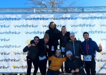 ¿Un duatlón de invierno en Madrid? Algo así, señora.