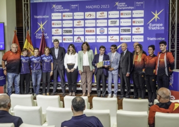 Presentación del Campeonato de Europa de Triatlón en Madrid