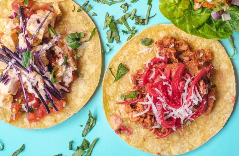 Recetas saludables para Trigloberos: Tacos de calabaza y lentejas con pesto de cilantro