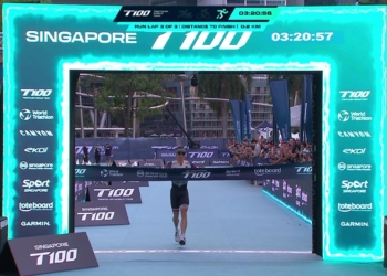 Youri Keulen de comodín a primer clasificado en T100 Triathlon Tour