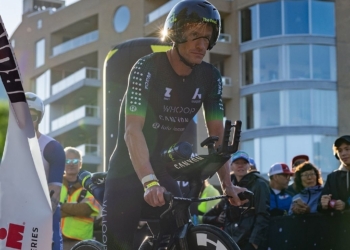 Este fue el récord de vatios de Lionel Sanders en Ironman Canadá