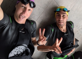 Helene Alberdi y Rubén Ruzafa terceros en el Mundial de SwimRun Ötillö