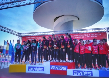 Diablillos de Rivas y Cidade de Lugo Fluvial se coronan campeones en el Duatlón CRE 2025 en Avilés