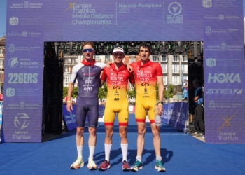Guillem Montiel: ‘Pensé que era un suicidio ir a esos vatios» Así conquistó el Europeo de Triatlón