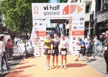 Pevtsov y Chloé Nicolas brillan en un OTSO vi half gasteiz lleno de emoción y nivel internacional