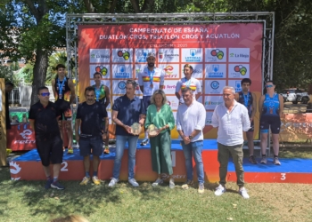Elsa Pena y Vicente Hernández dominan el Campeonato de España de Triatlón Cros 2025 en Calahorra