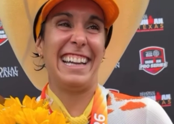 Marta Sánchez brilla en Texas con un podio en una de las carreras más exigentes del año