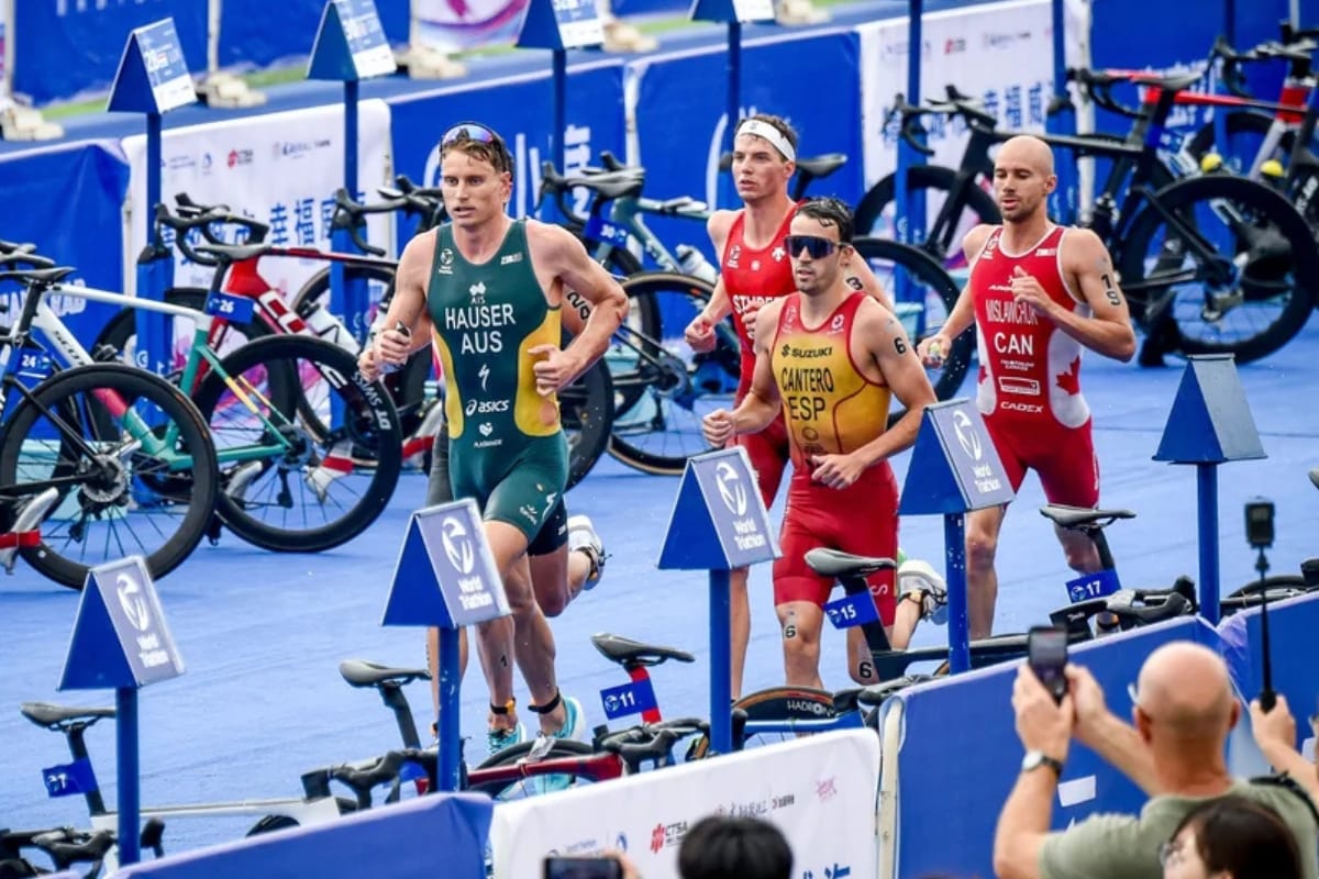 Triatlón internacional en Pontevedra