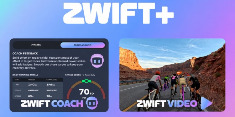Zwift Plus con nuevas rutas de ciclismo reales en vídeo de alta definición